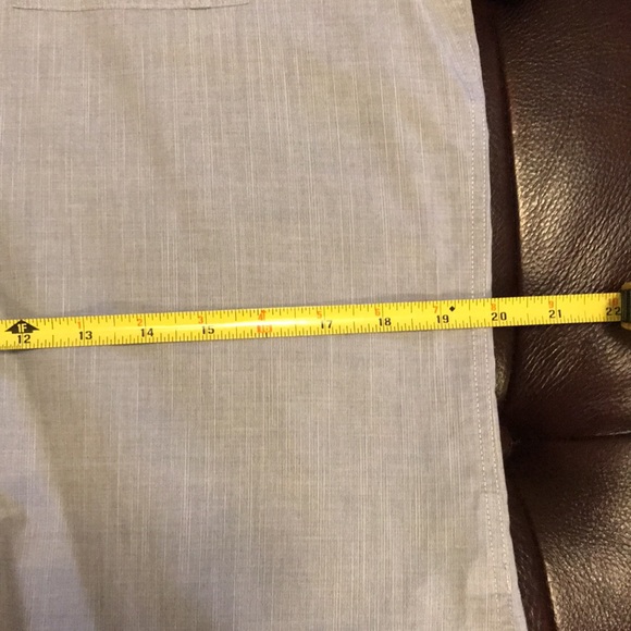 Metallic Grey/Blue 7 Diamonds Button Up Shirt - Picture 5 of 7